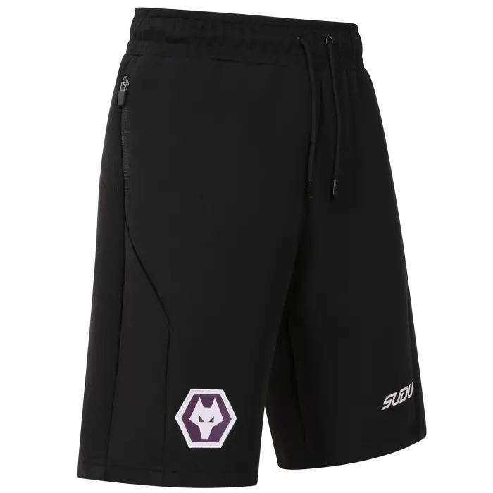 Wolverhampton Wanderers Store | Shop Official 2025-26 Coaches Travel Short – Black Wolves Gear